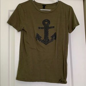 Cute casual beaded tee